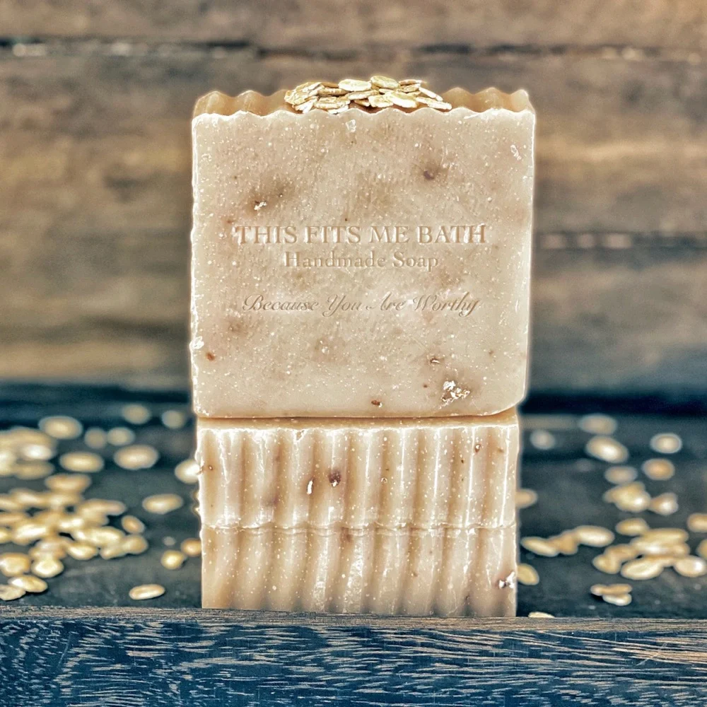 Oatmeal & Honey Artisan Clean Ingredients Gentle Face & Body Soap Organic